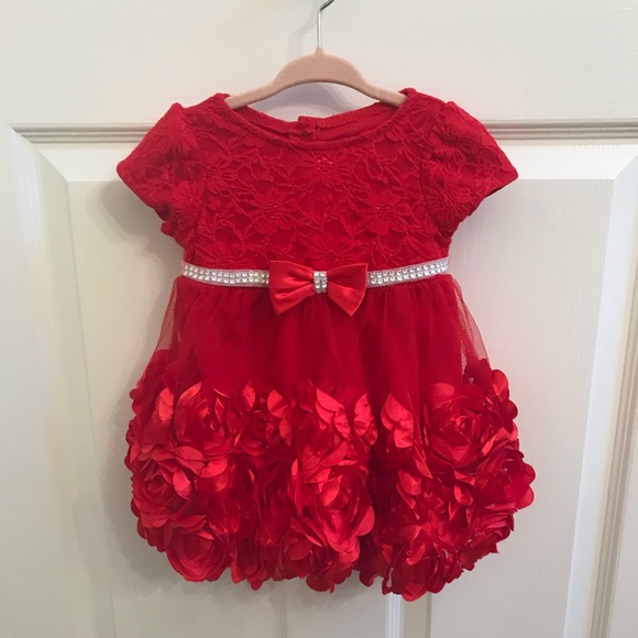 nannette baby red dress